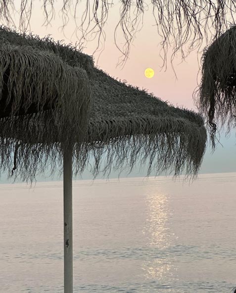 Marbella Beach Sunset